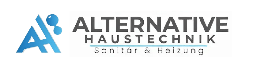 Das Bild zeigt das Logo der Firma "Alternative Haustechnik GmbH", welche in den Fachbereichen Sanitär & Heizung in Dinslaken und Umgebung tätig ist.