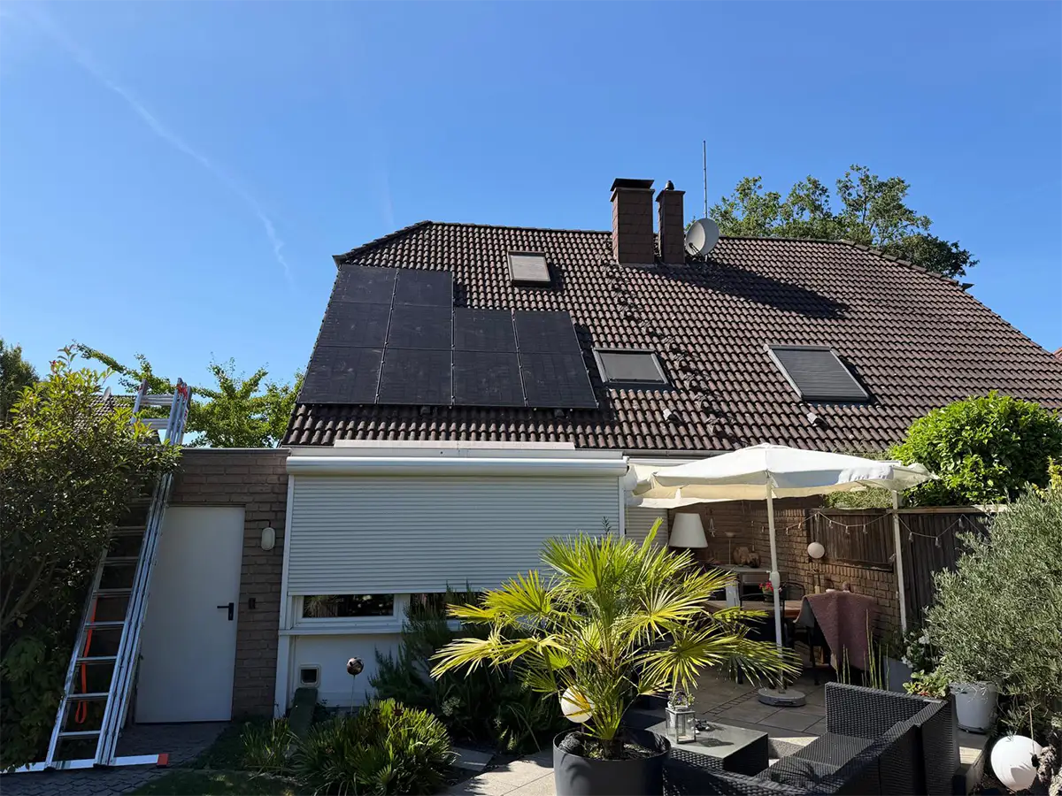 Photovoltaikanlage mit Viessmann Vitovolt 300 PV-Modulen