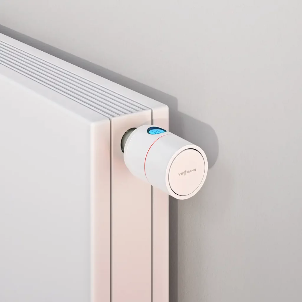 ViCare SmartClimate Heizungsthermostat in einem modern eingerichteten Raum
